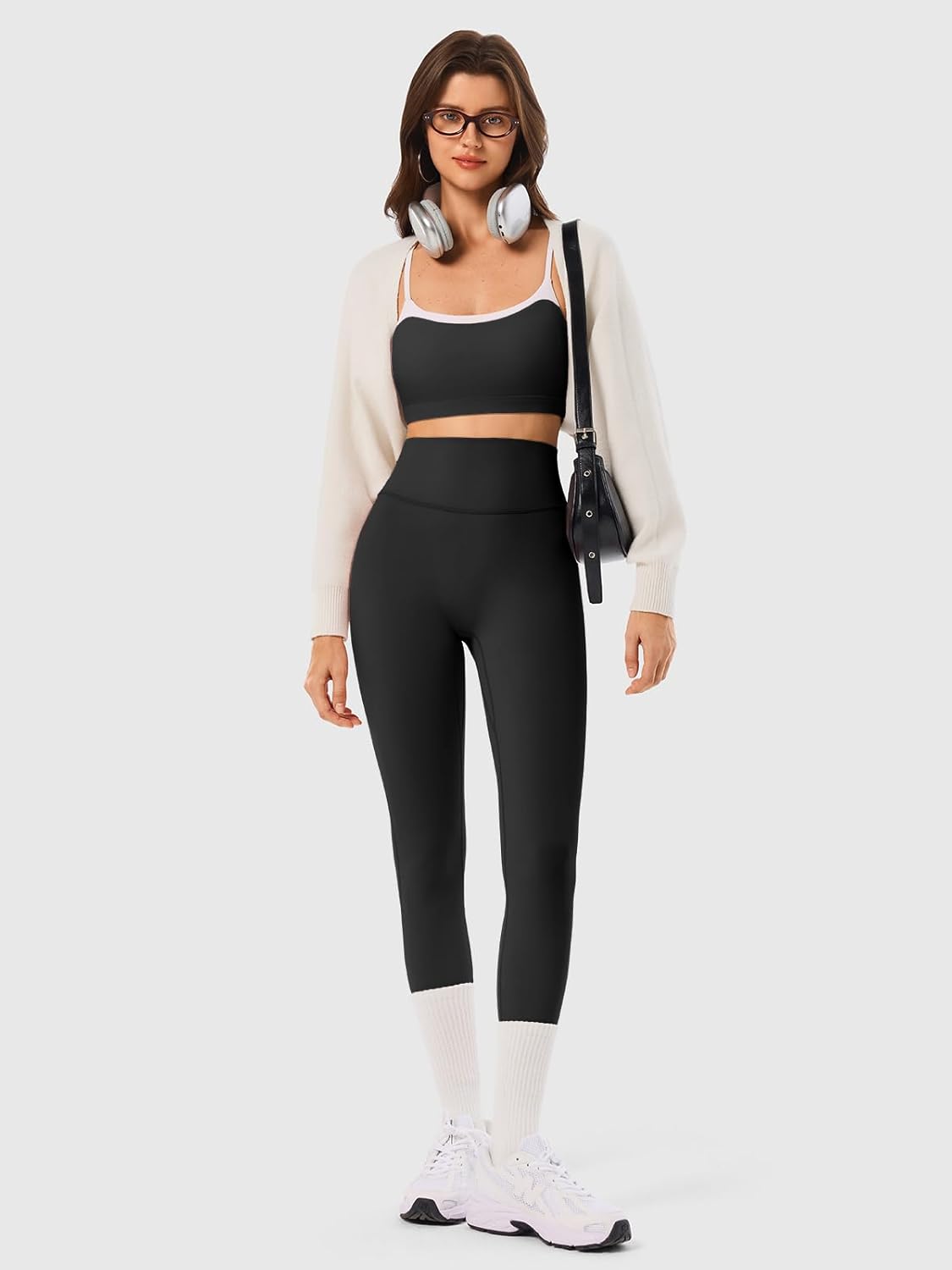 High Waist Scrunch Flare Leggings – Seamless Yoga Fit