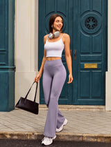 High Waist Scrunch Flare Leggings IN25FL016