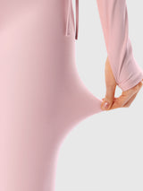 Side Tie Ruched Tummy Control High Waist Flare Leggings IN25FL021