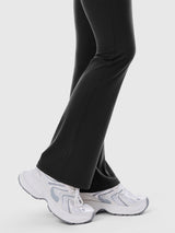 Side Tie Ruched Tummy Control High Waist Flare Leggings IN25FL021