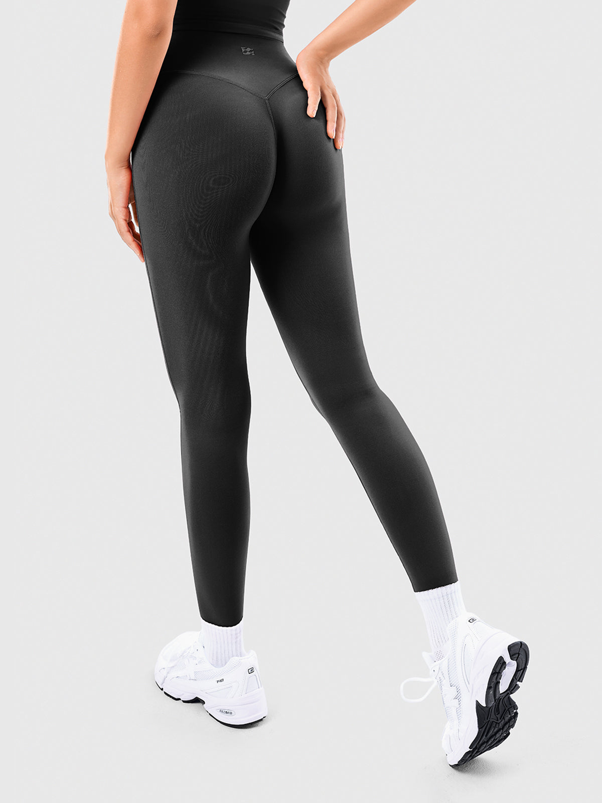 Straight-Waisted Seamless Yoga Leggings IN25FL033
