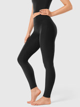 Straight-Waisted Seamless Yoga Leggings IN25FL033