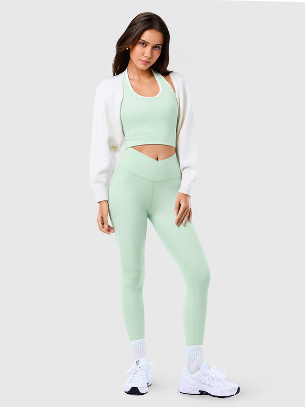 Open Back Halterneck Tank Top