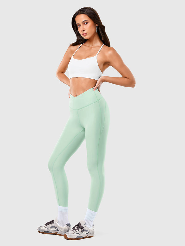 7/8 Yoga Waist Support Cross Waist Tights