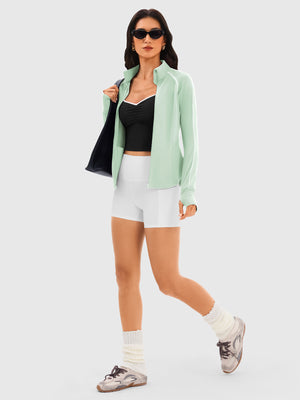 Soft and comfortable zip-up jacket