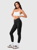 INNOMINT Women's V-Crossover High-Waisted Workout Leggings