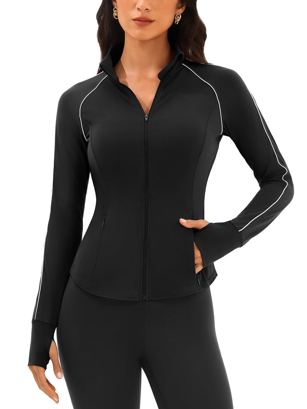 Soft and comfortable zip-up jacket