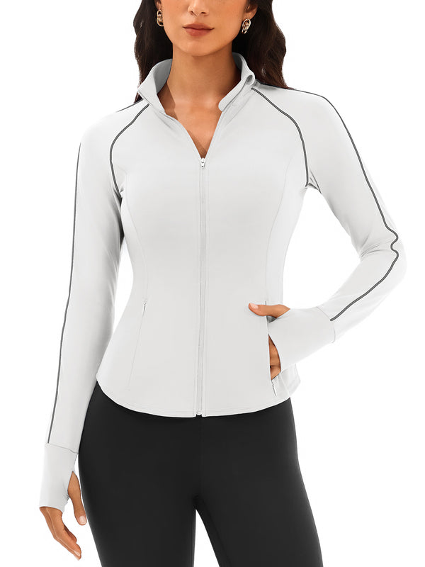 Soft and comfortable zip-up jacket