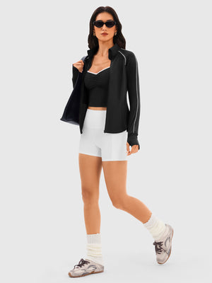 Soft and comfortable zip-up jacket