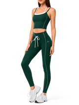 INNOMINT Women's 2-Piece Workout Set – Seamless Leggings & Tank Top
