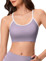 INNOMINT Women's Adjustable Criss-Cross Back Sports Bra