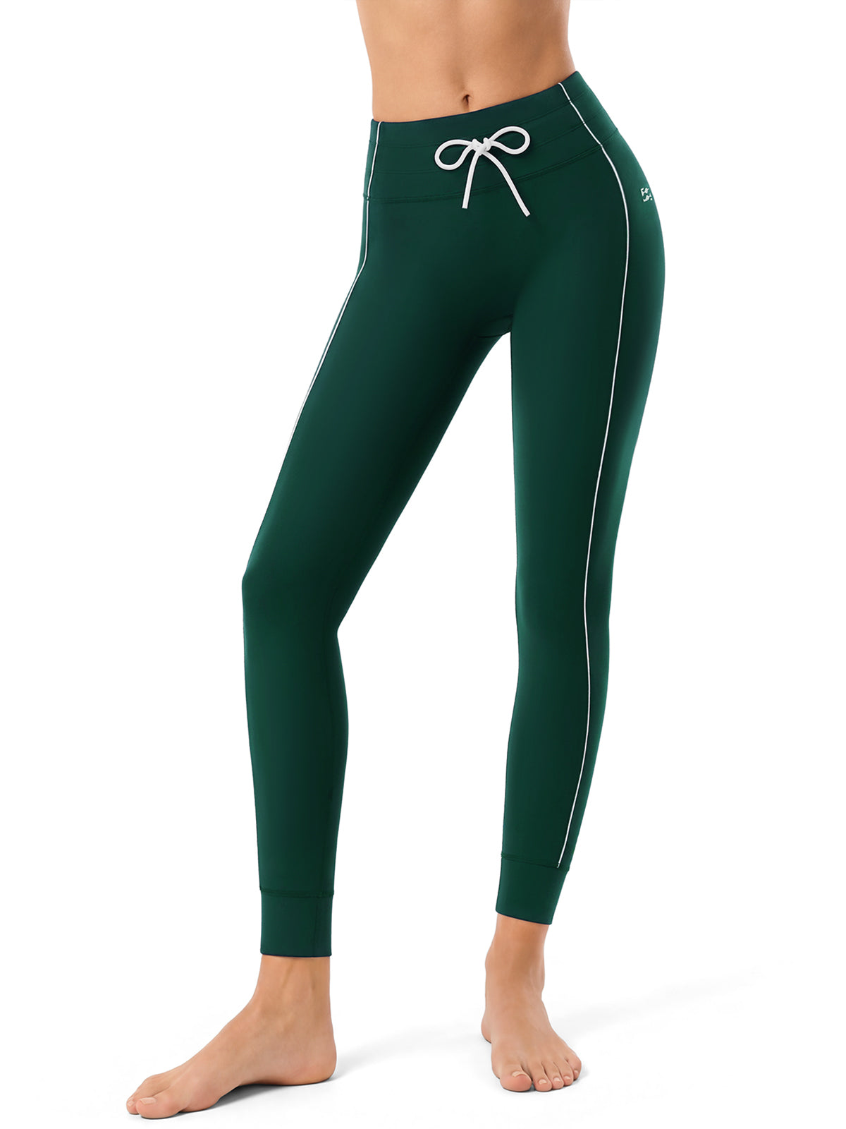 INNOMINT Women's High-Waisted Seamless Leggings with Drawstring