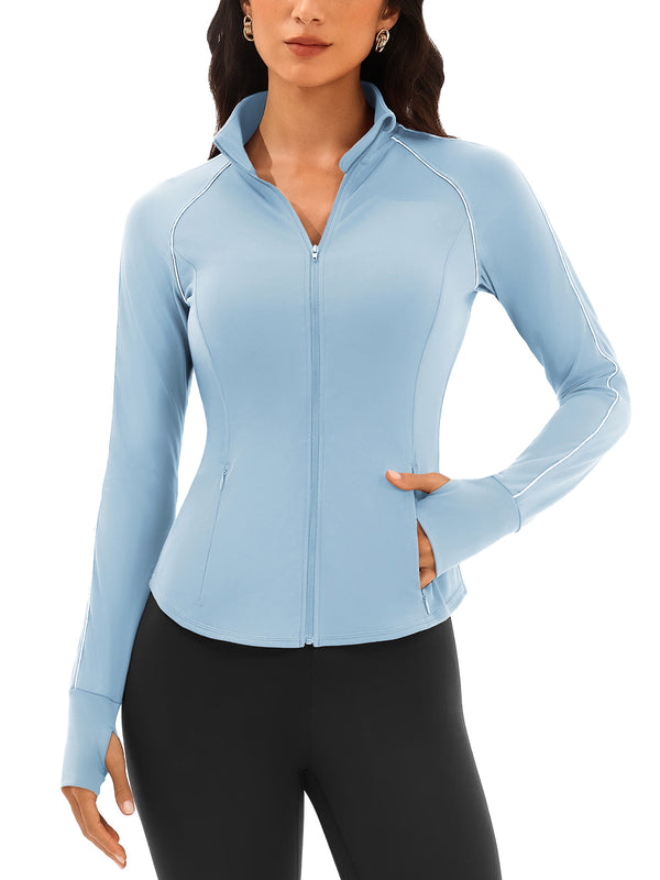 Soft and comfortable zip-up jacket