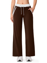 INNOMINT Women's High-Waisted Wide-Leg Workout Pants – 30" Inseam