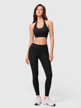 INNOMINT Women's Adjustable Halter Sports Bra