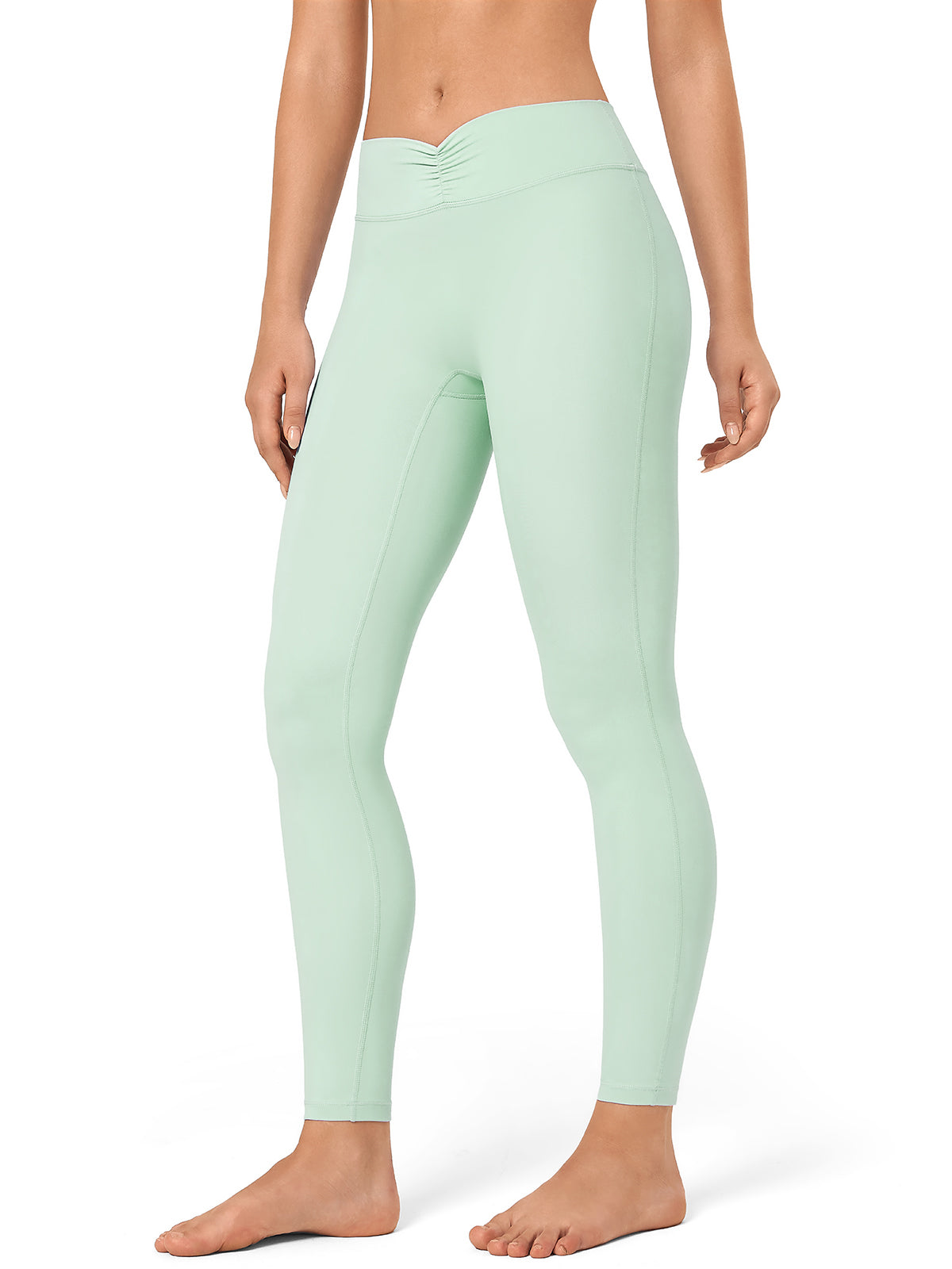 INNOMINT Women's No-Front-Seam High-Waisted Leggings