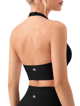 INNOMINT Women's Adjustable Halter Sports Bra
