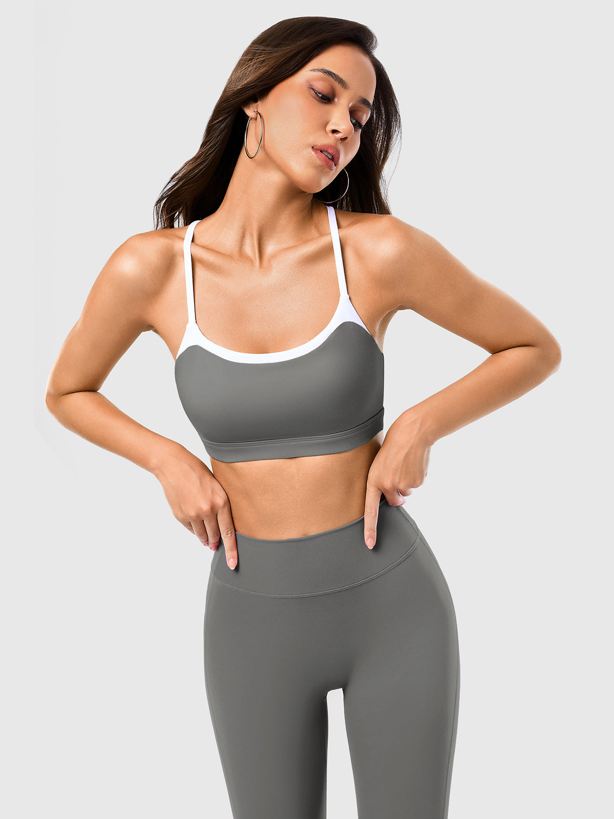 2 Piece Workout Sets for Women IN25FS015AB