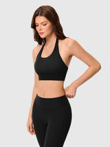 INNOMINT Women's Adjustable Halter Sports Bra