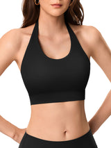 INNOMINT Women's Adjustable Halter Sports Bra