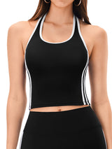 ❄︎ INNOMINT Women's Striped Halter Longline Tank Top
