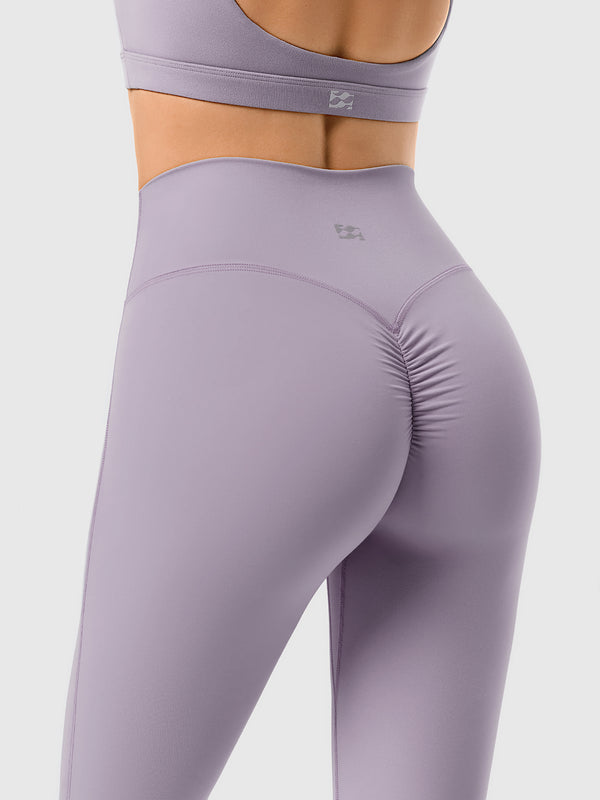 High Waist Scrunch Flare Leggings