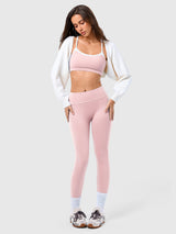 Straight-Waisted Seamless Yoga Leggings IN25FL033