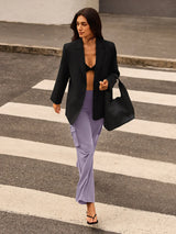 Cloud-Soft Wide Leg Yoga Pants with Cargo Pockets INNO MINT
