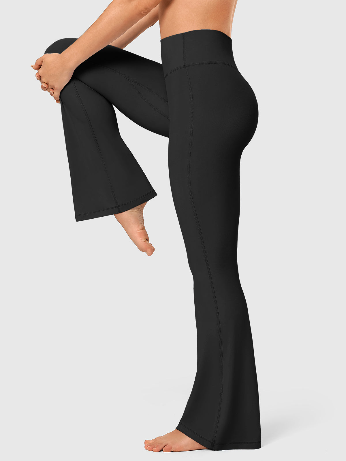 High Waist Scrunch Flare Leggings IN25FL016