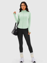 INNOMINT Women's Slim-Fit Full-Zip Workout Jacket