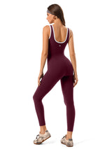 INNOMINT Women's Square-Neck Workout Jumpsuit