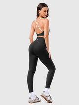 INNOMINT Women's V-Crossover High-Waisted Workout Leggings