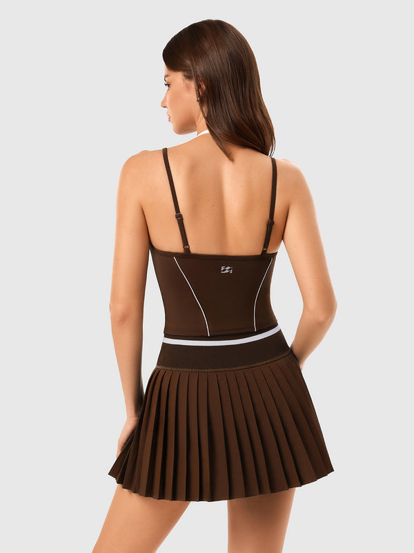 Faux 2 Piece Layered Vest