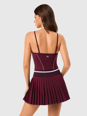 Faux 2 Piece Layered Vest