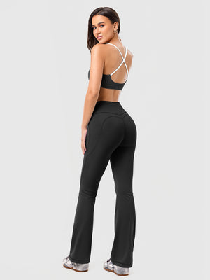 Hip-Lifting Flared Yoga Pants