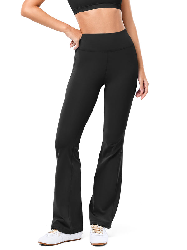 Hip-lifting flared yoga pants