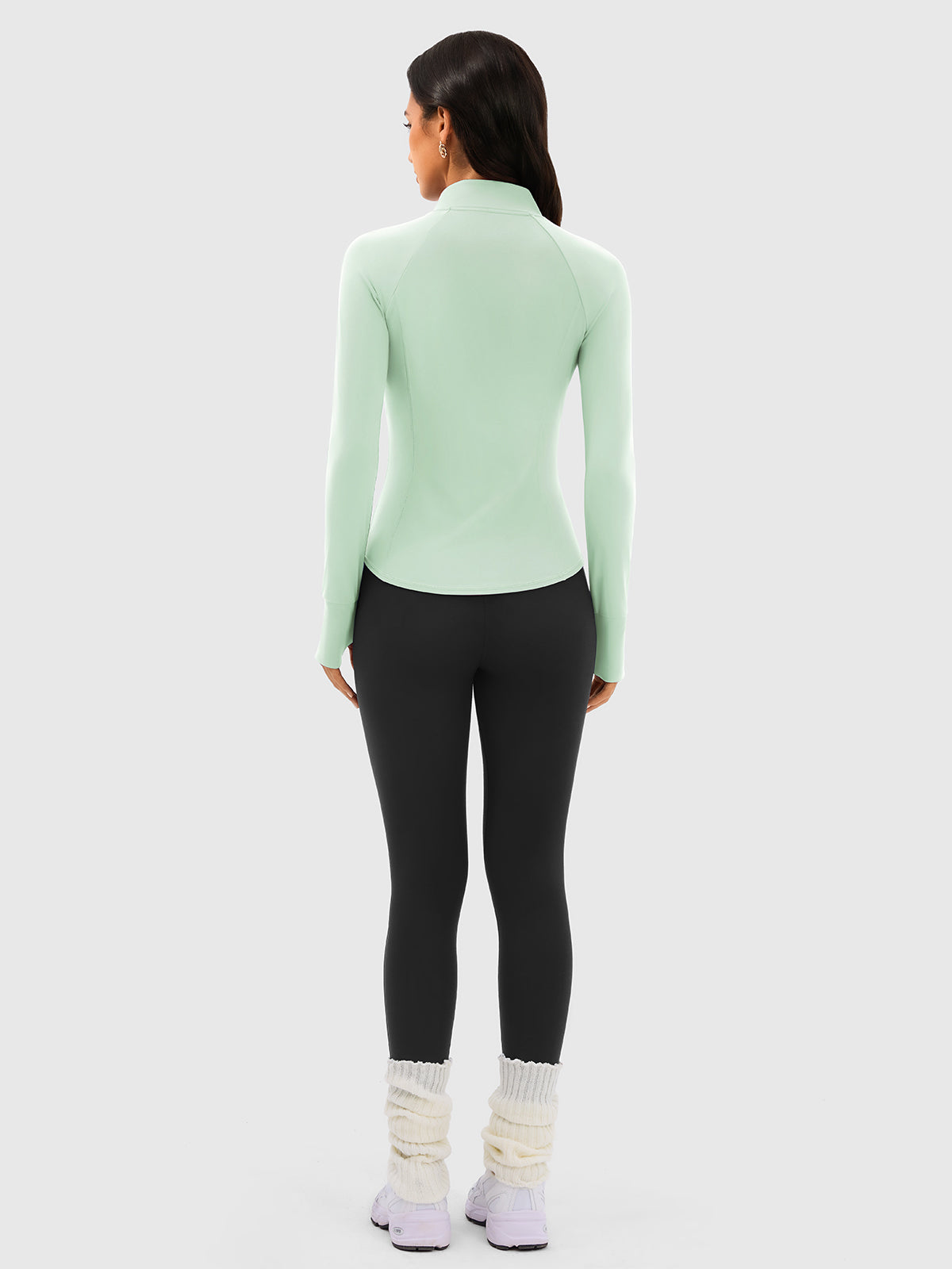 INNOMINT Women's Slim-Fit Full-Zip Workout Jacket