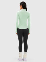INNOMINT Women's Slim-Fit Full-Zip Workout Jacket