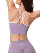 INNOMINT Women's Adjustable Criss-Cross Back Sports Bra