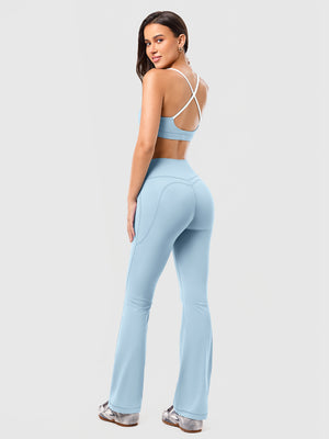 Hip-Lifting Flared Yoga Pants