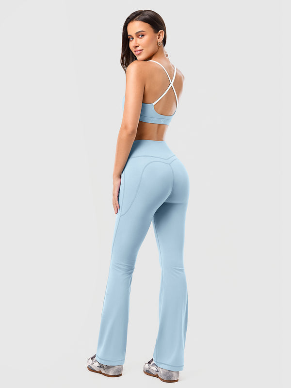 Hip-Lifting Flared Yoga Pants