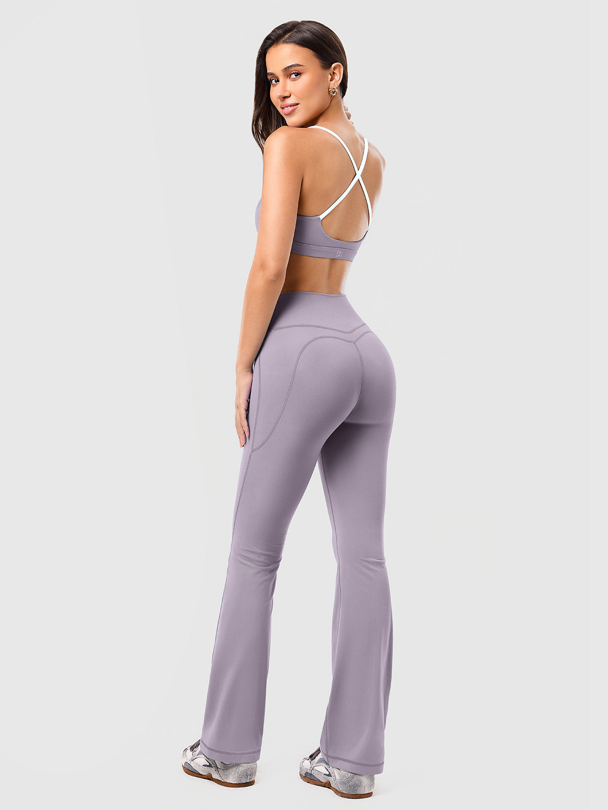 Hip-Lifting Flared Yoga Pants IN25FL001