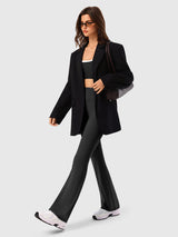 High Waist Scrunch Flare Leggings IN25FL016