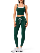 INNOMINT Women's 2-Piece Workout Set – Seamless Leggings & Tank Top