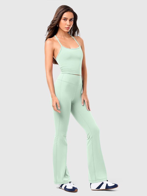 Hip-Lifting Flared Yoga Pants