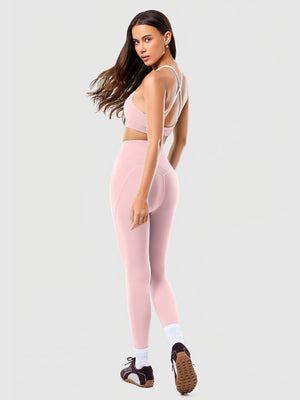 7/8 Yoga Waist Support Cross Waist Tights