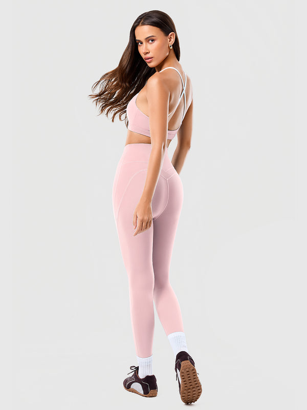 7/8 Yoga Waist Support Cross Waist Tights