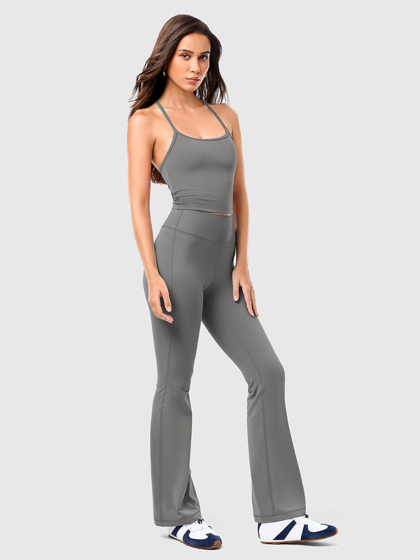 Hip-Lifting Flared Yoga Pants