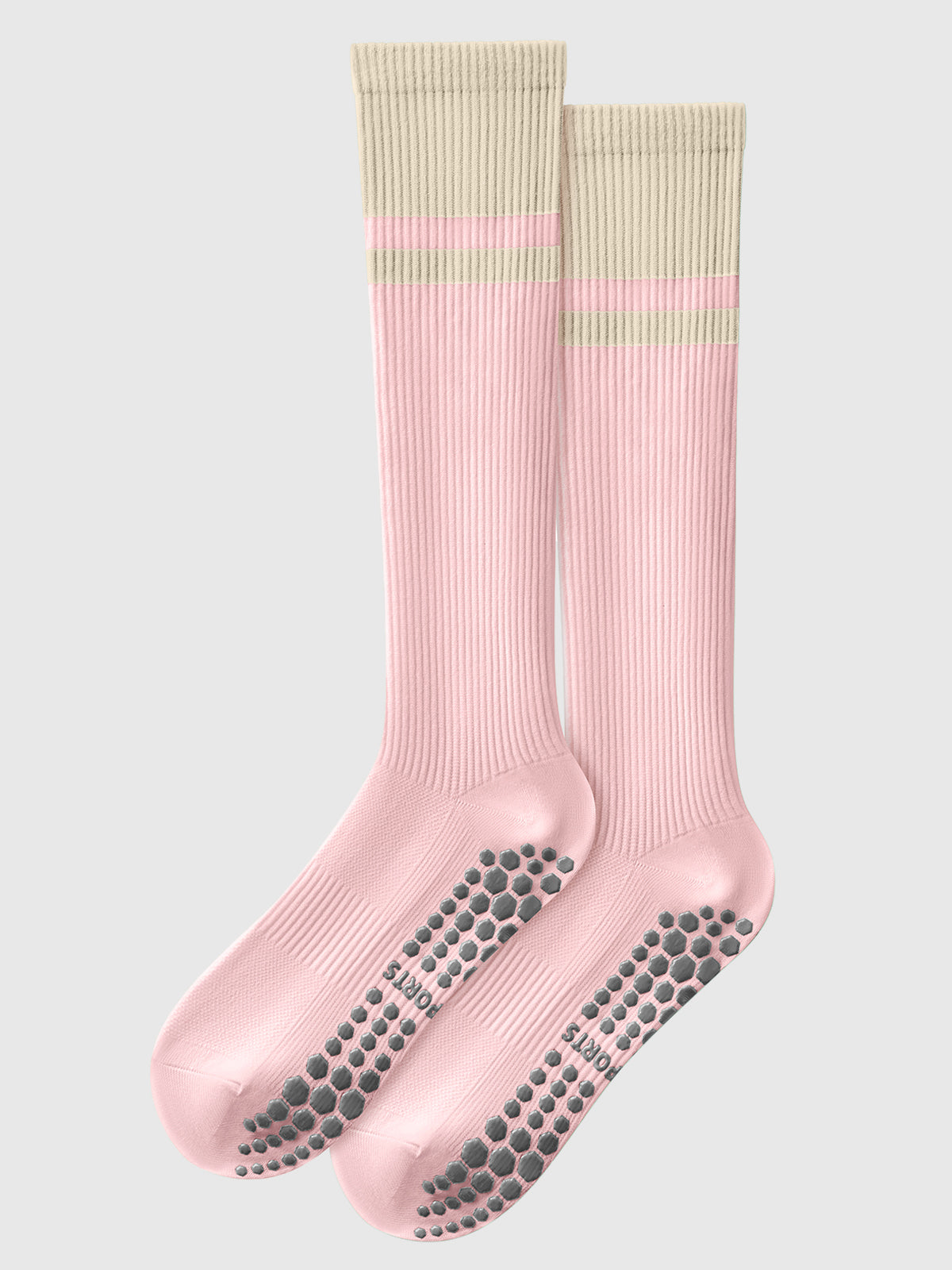 Women's Knee High Pilates Grip Socks