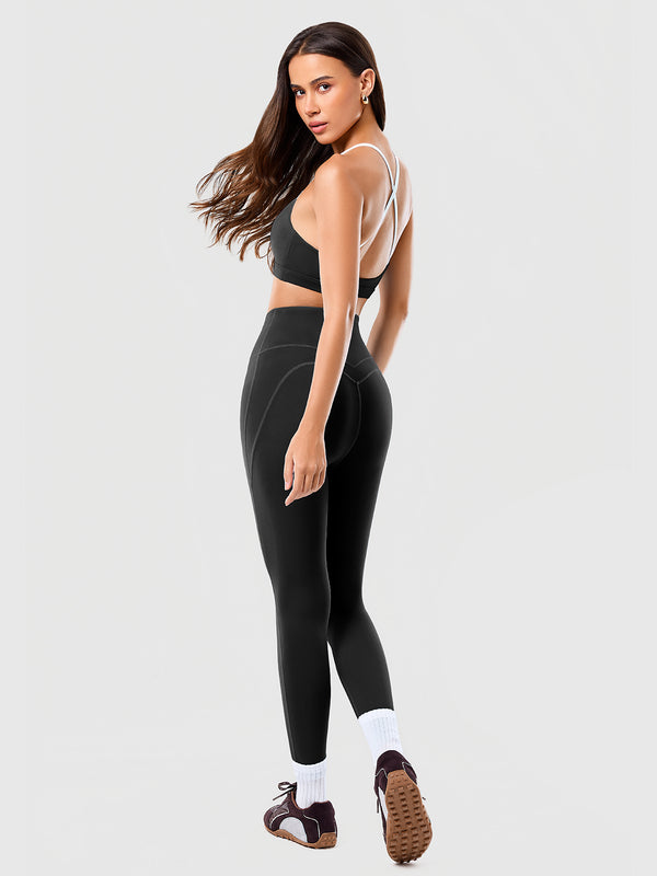 7/8 Yoga Waist Support Cross Waist Tights